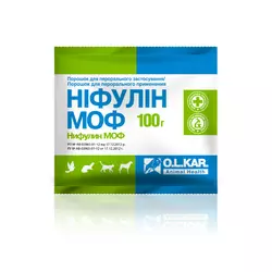 Ніфулін МОФ 100 г (метронідазол, окситетрациклін, фуразолідон)