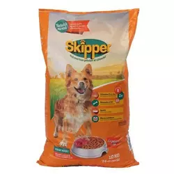 Сухий корм для дорослих собак Skipper курка та яловичина 10 кг