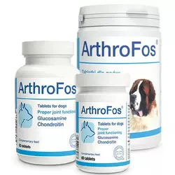 Вітамінно-мінеральна добавка для собак ArthroFos, відро таб. 800 м (хондропротектор)
