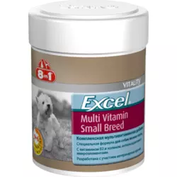 8in1 EXCEL Multi Vitamin Small breed (8в1 ЕКСЕЛЬ Мультивітамін) харчова добавка для собак дрібних 70 таблеток