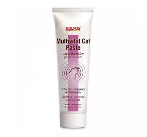 Вітамінно-мінеральна добавка для кішок Dolfos Multivital Cat Paste, 100 г