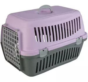 Переноска для кішок і собак Animall CNR-134 (58х42х42 см) Сіро-фіолетова