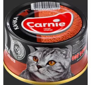 "Carnie Pet Chef"-паштет м'ясний для дорослих котів з качкою, 90 г