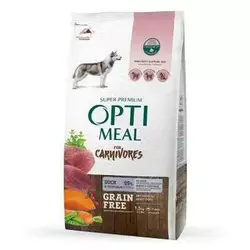 Беззерновий сухий корм Optimeal з качкою та овочами для дорослих собак усіх порід 1.5 кг