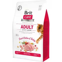 Сухий корм для для активних і вуличних котів Бріт Brit Care Cat GF Adult GF Adult Activity Support 7 кг