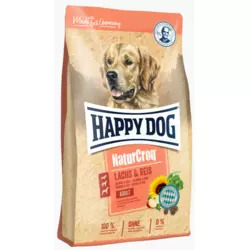 Сухий корм Happy Dog NaturCroq Lachs & Reis для дорослих собак всіх порід (лосось та рис), 11 кг