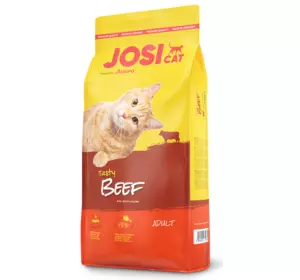 Сухий корм Josera JosiCat Tasty Beef повнораціонний корм для дорослих котів зі смаком яловичини, 18 кг