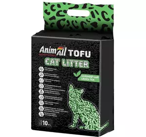 Наповнювач для котячого туалету AnimAll ТОФУ Зелений чай 4.7 кг / 10 літрів