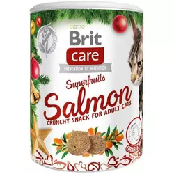 Різдвяні ласощі для котів Brit Care Cat Superfruits з лососем та обліпихою 100 г