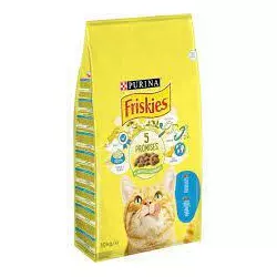 Сухий корм Фріскіс Friskies для котів з лососем та овочами 10 кг