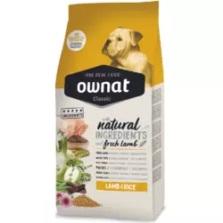 Ownat Classic Lamb & Rice (Dog) — корм для дорослих собак з Ягням і Рисом 4 кг
