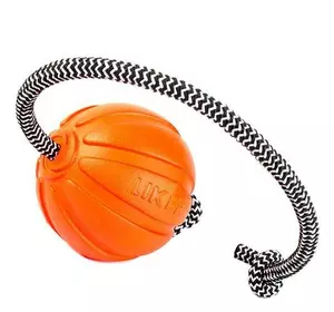 Collar LIKER Cord - Лайкер Корд - м'ячик-іграшка на шнурі для собак, 7 см (6296)