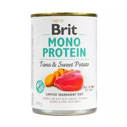 Вологий корм Brit Mono Protein Tuna & Sweet Potato для собак, з тунцем і бататом, 400 г