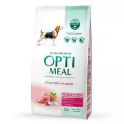 Сухий корм Optimeal з індичкою для дорослих собак середніх порід 1.5 кг