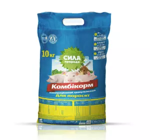 Комбікорм престартер для поросят 5-40 днів в гранулах, 10 кг O.L.KAR.