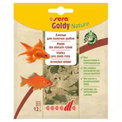 Sera Goldy Nature Пластівці для золотих риб 12 г