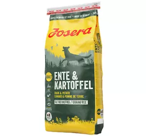 Сухий корм Josera Ente & Kartoffel (Йозера Качка і Картопля) без злаків для дорослих собак 15 кг