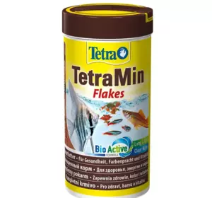 Сухий корм для акваріумних риб Tetra в пластівцях «TetraMin» 250мл (для всіх акваріумних риб)