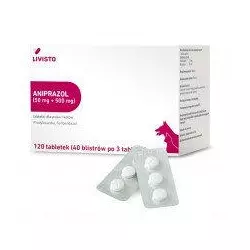 ANIPRAZOL (Аніпразол) антигельмінтник для кішок і собак №3 таблетки LIVISTO (1 табл. на 10 кг)