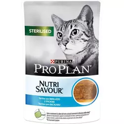 Вологий корм для котів Purina Pro Plan Sterilised Nutrisavour з куркою 85 г