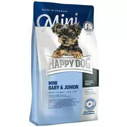 Happy Dog Mini Baby & Junior корм для цуценят з 4-го тижня до 12 місяців, 4 кг