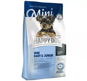 Happy Dog Mini Baby & Junior корм для цуценят з 4-го тижня до 12 місяців, 4 кг