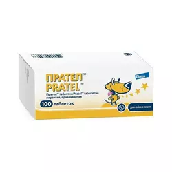 PRATEL (ПРАТЕЛ) антигельмінтивний препарат для собак і кішок, 10 таблеток