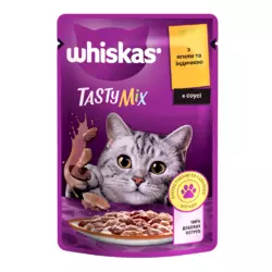 Whiskas® Tasty Mix З ягням та індичкою в соусі 85г