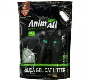 Силікагелевий наповнювач для котячого туалету AnimAll Зелений смарагд 10.5 л