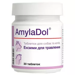 Добавка для собак і кішок Аміла Дол (AmilaDol) 30 таблеток Дольфос (DOLFOS) (підшлункова)