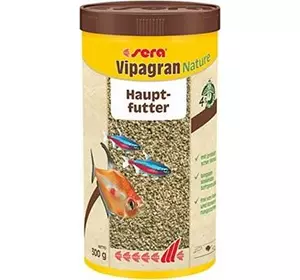 Sera (Сера) Vipagran Nature - Основний корм для всіх риб що харчуються в середніх шарах води 1000 мл (300 г)