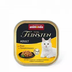 Вологий корм Animonda Vom Feinsten для дорослих котів, з індичкою в томатному соусі, 100 г