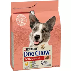 Сухий корм Dog Chow Active Adult для дорослих активних і робочих собак з куркою, 2.5 кг
