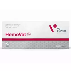 VetExpert HemoVet (ГемоВет) – препарат для собак із симптомами анемії 60 таблеток