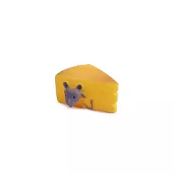 Іграшка для собак вінілова Сир з мишкою 12х7см ЕКРТ-54