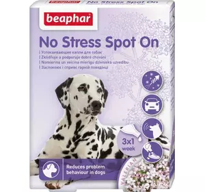 Антистрес краплі Beaphar No Stress Spot On dog для собак, 3 піпетки