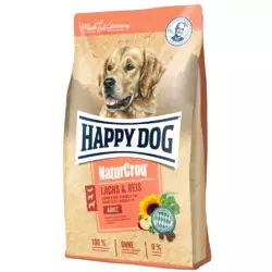 Сухий корм Happy Dog NaturCroq Lachs & Reis для дорослих собак всіх порід (лосось та рис), 12 кг