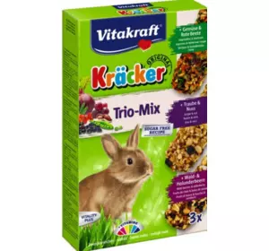 Крекер для кроликів Vitakraft з овочами, горіхами та лісовими ягодами 3 шт