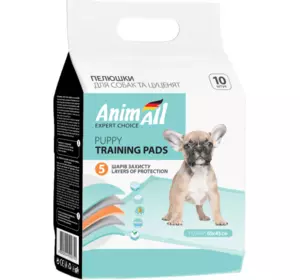 Пелюшки AnimAll Puppy Training Pads для собак і цуценят 60 х 45 см, 10 шт