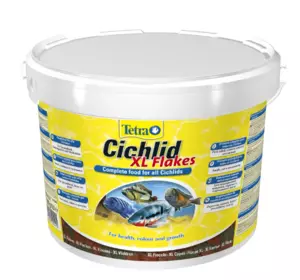 Сухий корм для акваріумних риб Tetra в пластівцях «Cichlid XL Flakes» 10 л\1.9кг (для всіх цихлід)