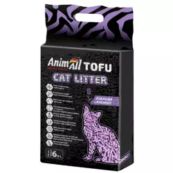 Наповнювач AnimAll Tofu (Тофу) соєвий для котів з ароматом лаванди 2.6 кг (6 л)