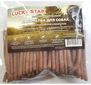 Ласощі для собак Тоні качині смужки 500 г Lucky Star PM058