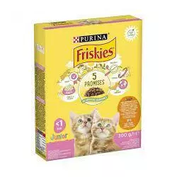 Сухий корм Junior Friskies Фріскіс для кошенят з куркою молоком овочами 300 г