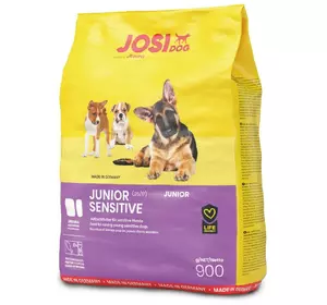 Сухий корм Josera JosiDog Junior Sensitive (ЙозіДог Юніор Сенсітів) для цуценят з чутливим травленням, 900 г