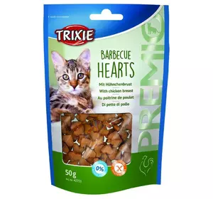 Ласощі для кішок Trixie TX-42703 Premio барбекю сердечка 50 г