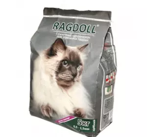 Наповнювач для котячого туалету "Ragdoll" дрібний, 5 кг (зелений)
