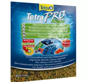 Сухий корм для акваріумних риб Tetra в чипсах «TetraPro Algae» 3 г (для травоїдних риб)