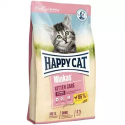 Сухий корм Happy Cat Minkas Kitten Care для кошенят з 4 тижнів до 6 місяців з птицею, 1.5 кг
