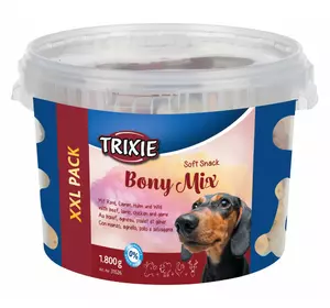Ласощі для собак Trixie (TX-31526) Soft Snack Bony Mix мікс (яловичина/ягня/курка/дичина) 1.8 кг