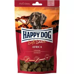Ласощі Happy Dog Soft Snack Africa для собак великих і середніх порід (страус/картопля), 100 г